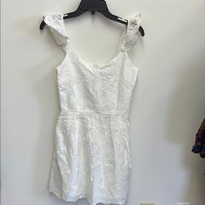 Steve Madden White  Scoop Neck Sundress